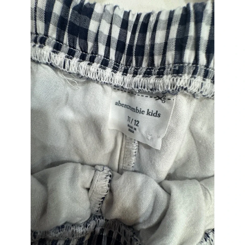 Abercrombie Kids Set Floral Cami Cherry NWT and Gingham Shorts Size 11/12 Girls